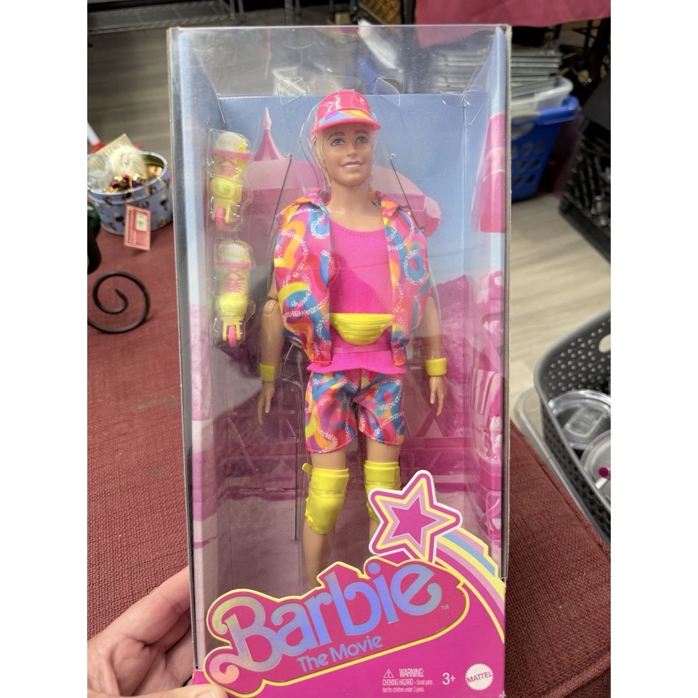 MATTEL 2023 BARBIE THE MOVIE INLINE SKATES KEN 12'' DOLL SEALED